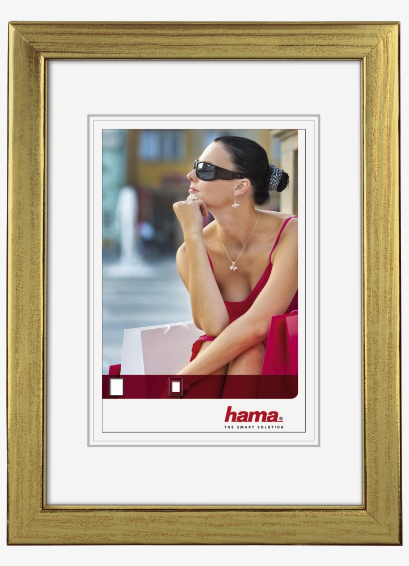 "guilia" Wooden Frame, Golden, 20 X 30 Cm - Dreveny Ram, transparent png