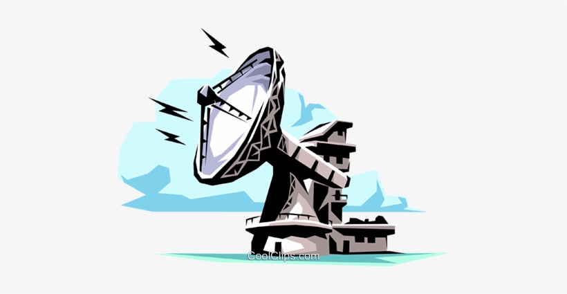 Dish Antenna Royalty Free Vector Clip Art Illustration - Illustration, transparent png