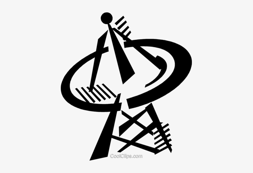 Satellite Dish Royalty Free Vector Clip Art Illustration - Satellite Dish Vector Png, transparent png