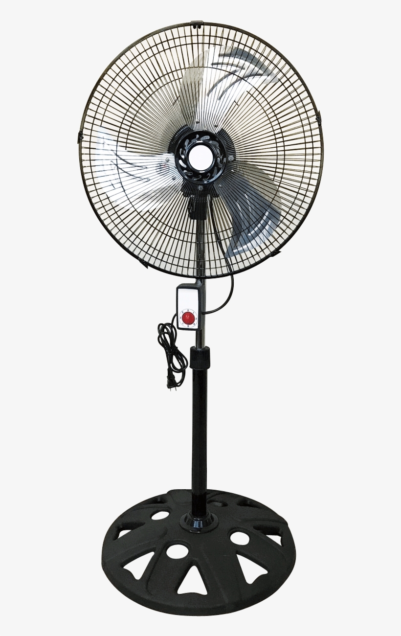 Stand Fan 18" 180°/360° 3 In - Mechanical Fan, transparent png