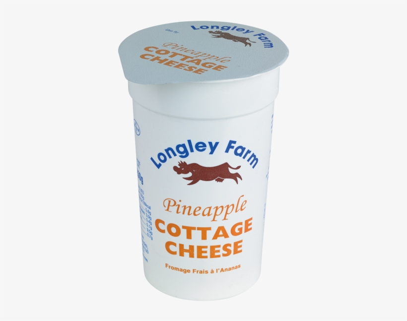 Cottage Cheese With Pineapple - Longley Farm Cottage Cheese, transparent png