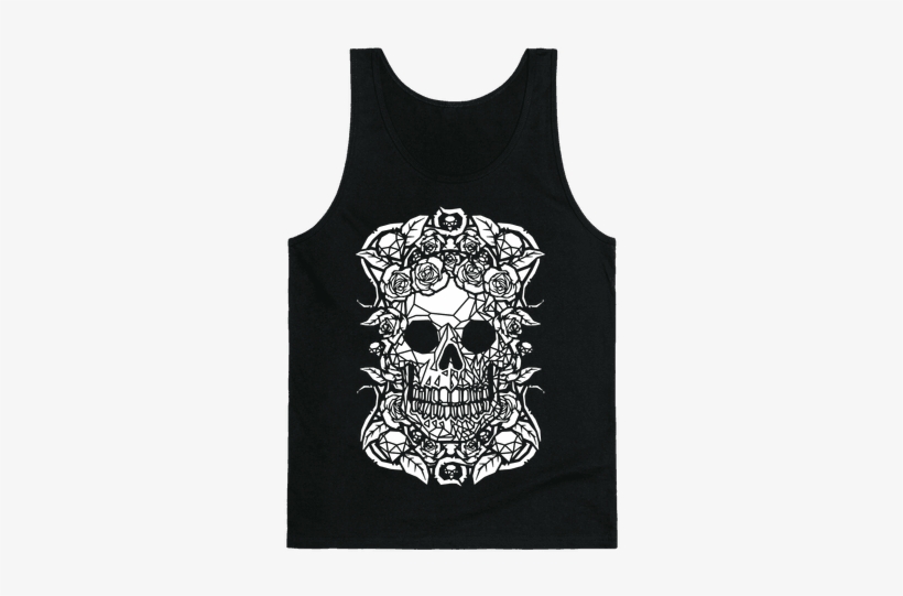 Punk Diamond Skull Tank Top - Gay Satan, transparent png