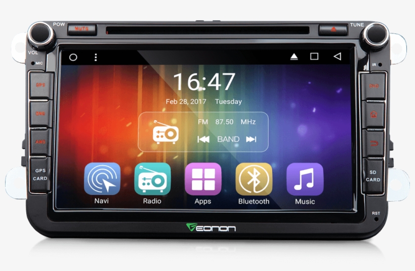 Android Marshmallow - Eonon Ga6153f Android 5.1 Car Dvd For Volkswagen Skoda/seat, transparent png