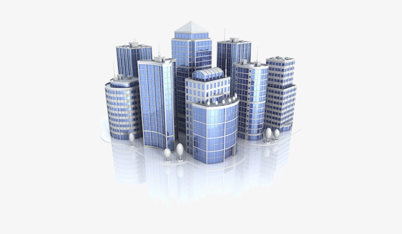 Cityscape Vector No Bg Small - Real Estate Vector Png, transparent png