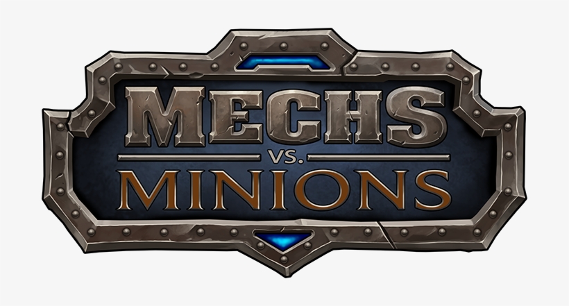 Mechs Vs Minions Logo, transparent png
