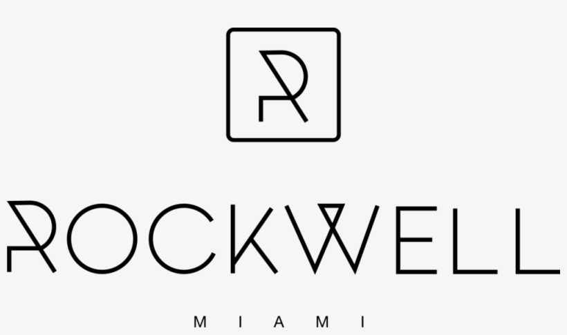 Rockwell Logo Black 2 - Rockwell Miami Logo, transparent png