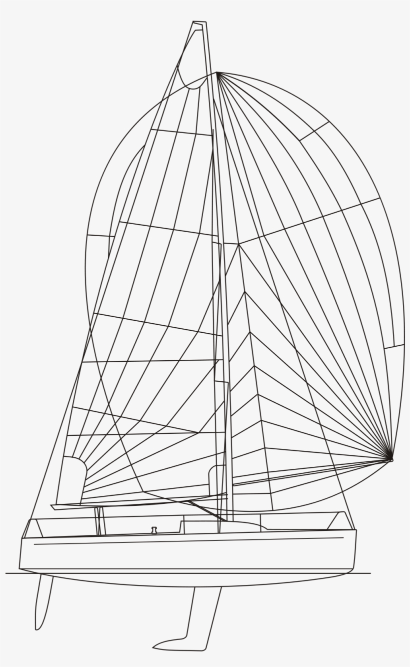 Sailing Boat Png Pictures - Beneteau Platu 25 Plan, transparent png
