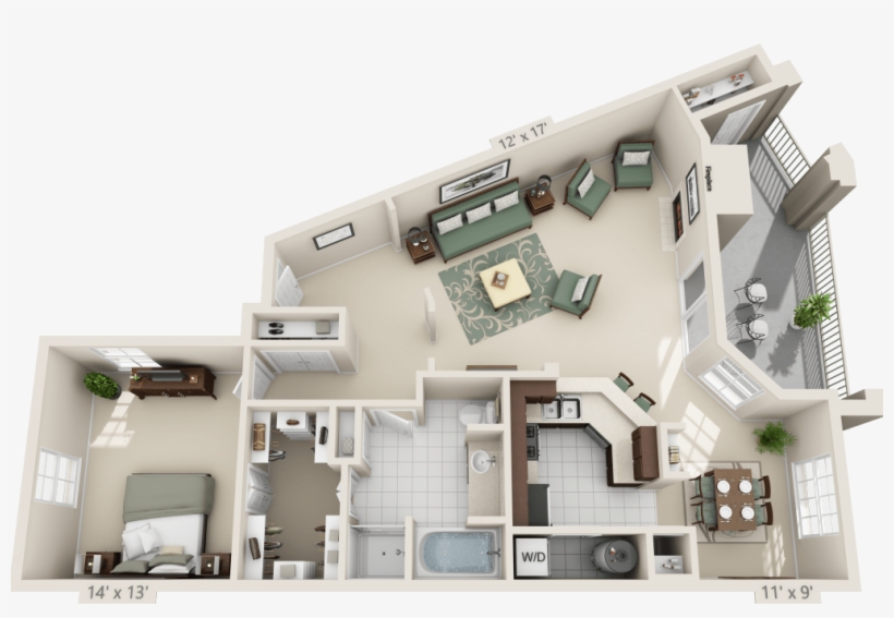 1-bedroom Apartment In San Antonio - San Antonio, transparent png