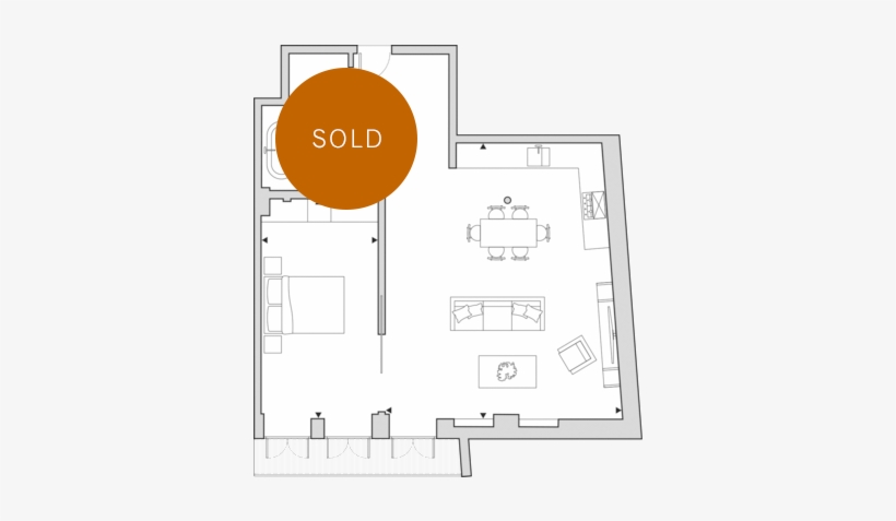 Bp Apartment06 Floorplan - Floor Plan, transparent png