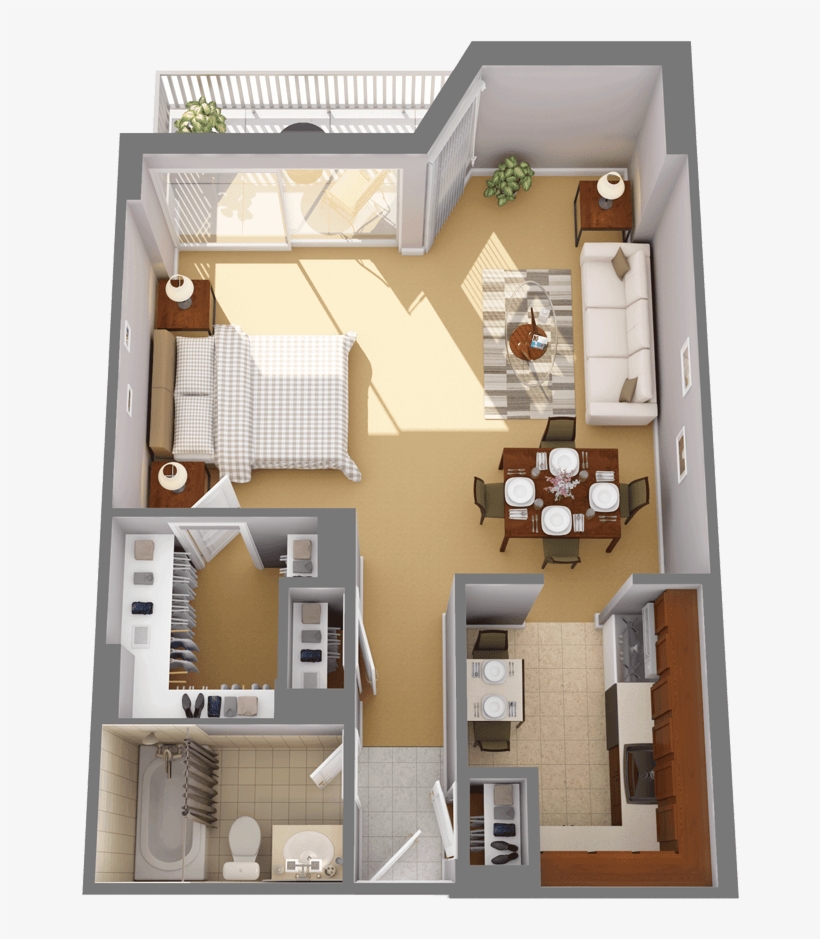 Efficiency Apartments In Chevy Chase Md Near Metro - Bedroom, transparent png