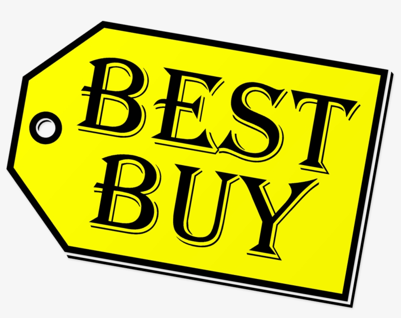 Best Buy Logo In Algerian Font - Original Best Buy Logo, transparent png