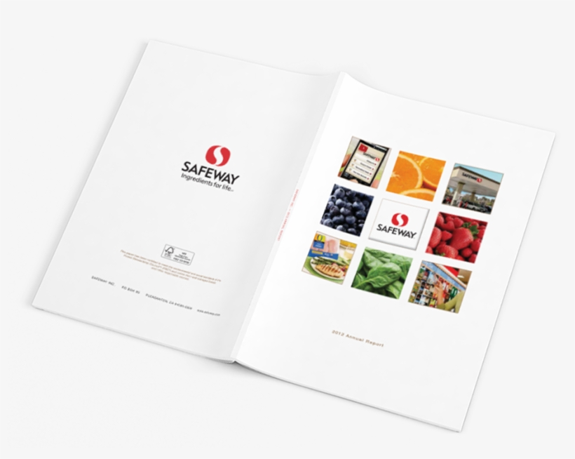 Safeway Annual Report Design - Graphic Design, transparent png