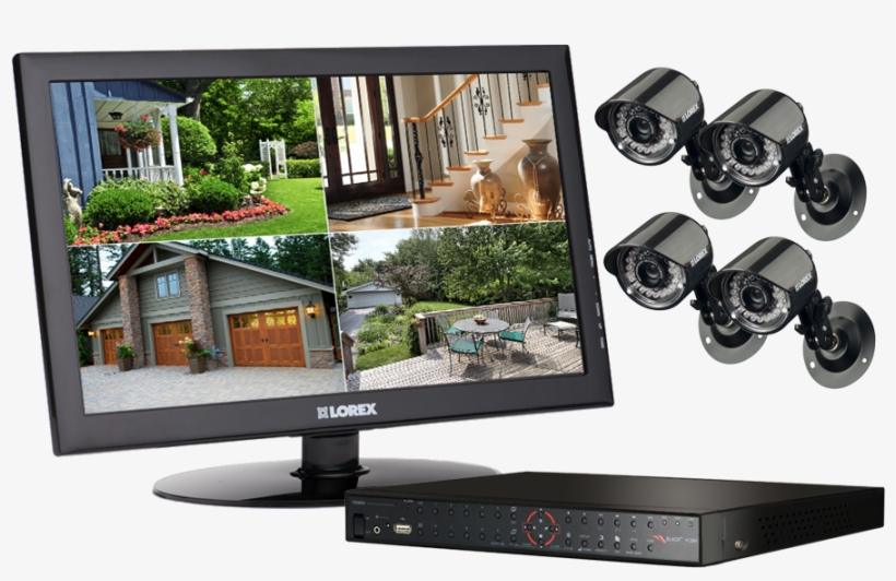 Security Camera Installations Lake County, Il - Lorex Home Security Camera System With 4 Outside Security, transparent png