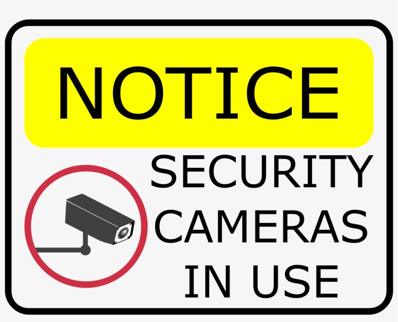 This Free Icons Png Design Of Security Camera Sign, transparent png