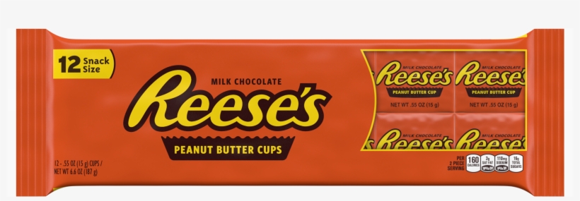 Reese's, Peanut Butter Cups Chocolate Candy, - Reese's Peanut Butter Bar, transparent png