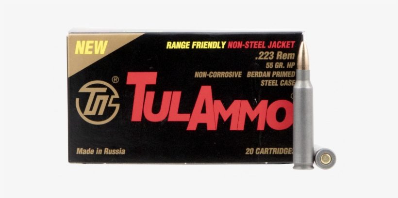 Tulammo Ta223557 Centerfire Rifle 223 Remington/5 - Tul Ammo 7.62 X39, transparent png