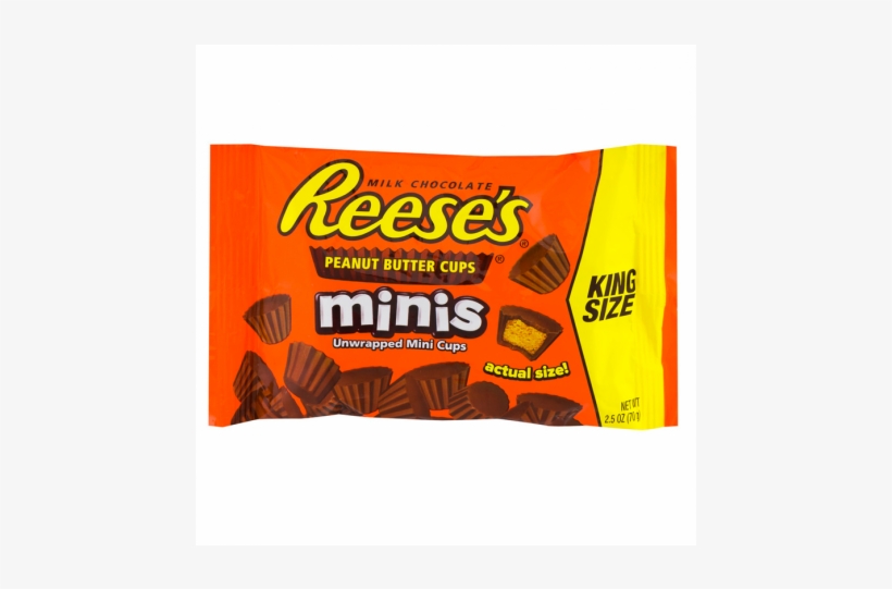 Reese's Peanut Butter Cups Minis King Size - Reese's Peanut Butter Cup, transparent png