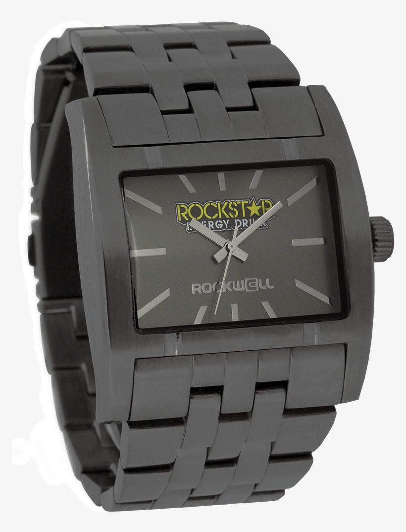 Rockstar Energy Apostle - Rockwell Apostle Rockstar Energy Watch, Black/black,, transparent png