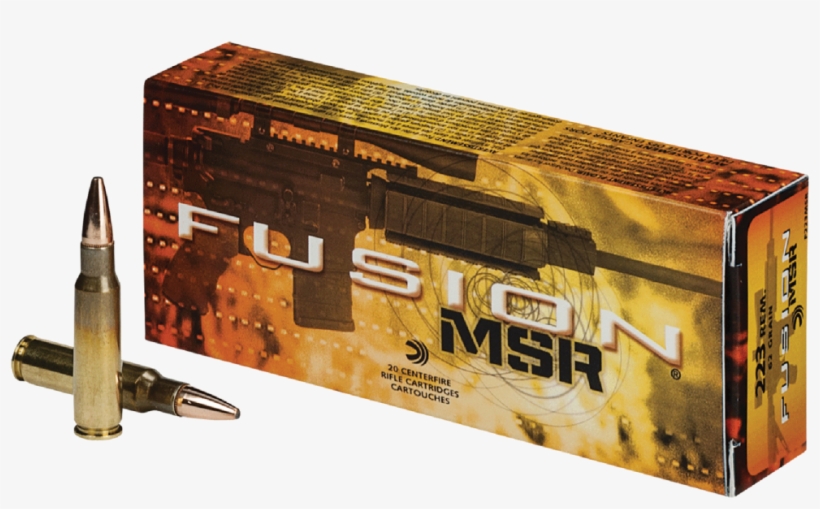 Federal Cartridge - Federal Fusion, 223rem, 62 Grain, Soft Point F223msr1, transparent png