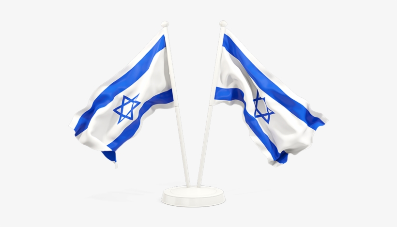 Two Israeli Flags, transparent png