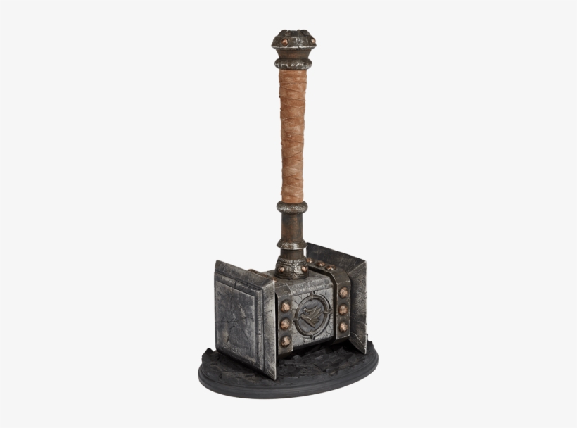 World Of Warcraft Doomhammer Premium Replica With Display - Doomhammer Replica, transparent png