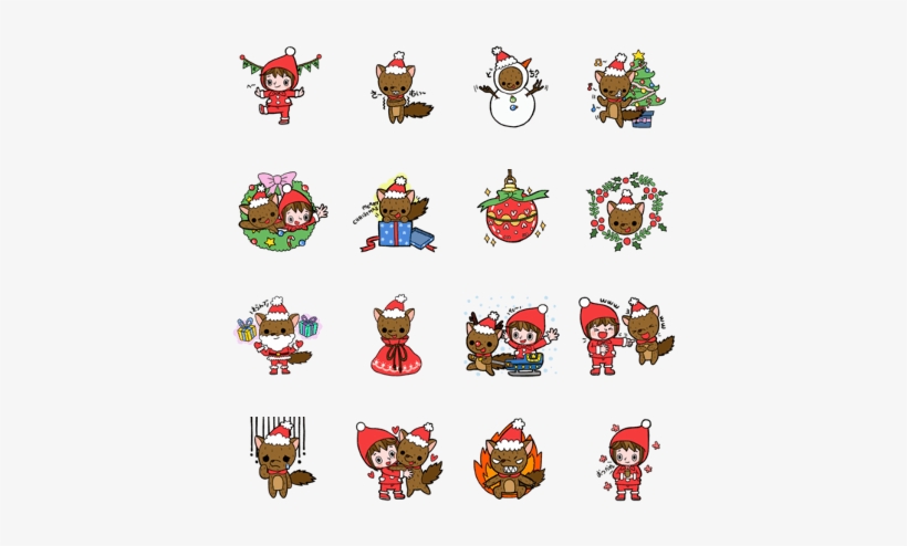 Merry Christmas Little Red Riding Hood, transparent png