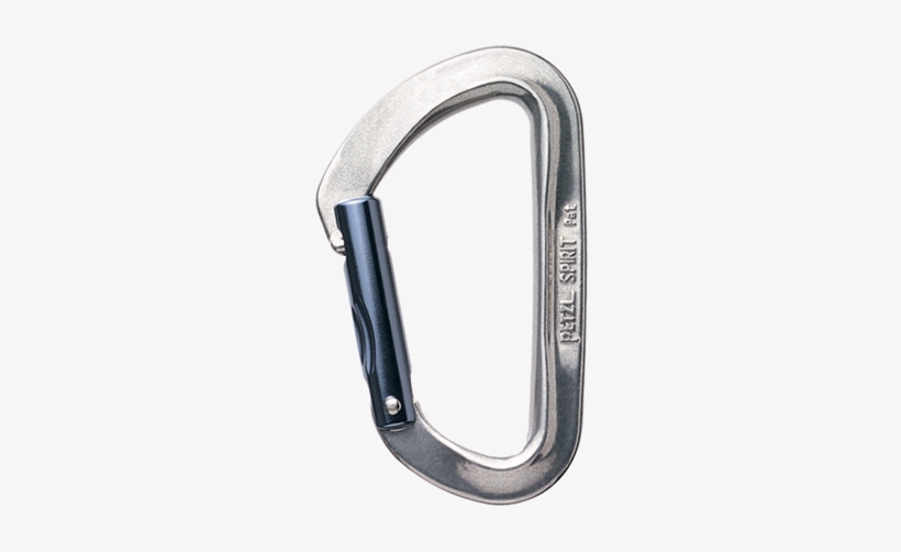 Petzl Spirit Carabiner, transparent png