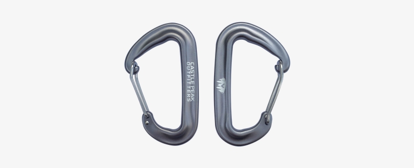 Castle Peak Outfitters Aluminum Wiregate Carabiners - Castle Peak Outfitters Premium Aluminum Wiregate Carabiner, transparent png