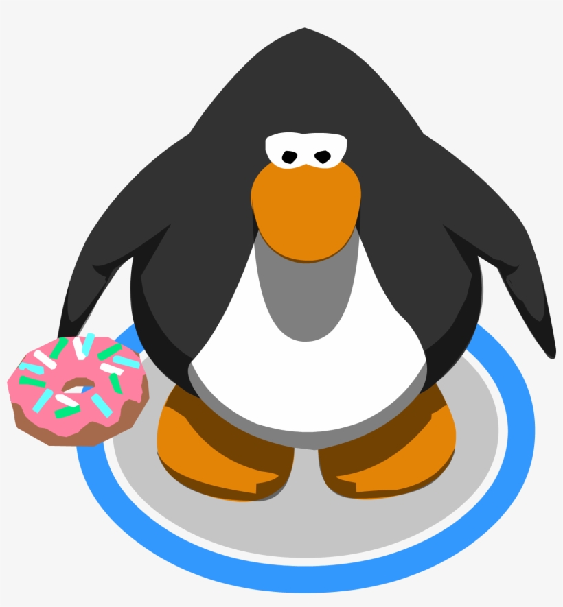 Iced Donut In-game - Club Penguin The Popstar, transparent png