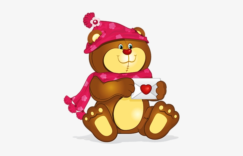 Valentines Day Cartoons, Teddy Bear Images, Cartoon - Пнг Влюбленные Мишки, transparent png