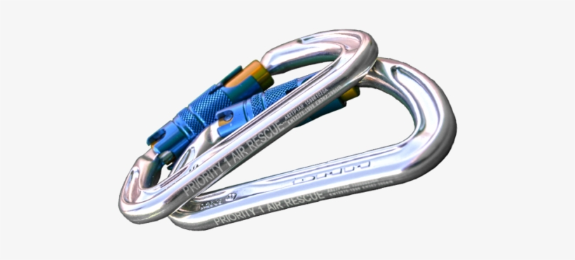 Aluminum Locksafe Carabiner - Carabiner, transparent png
