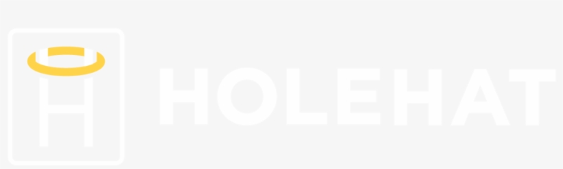 Holehat Logo Secondary Whitegold, transparent png