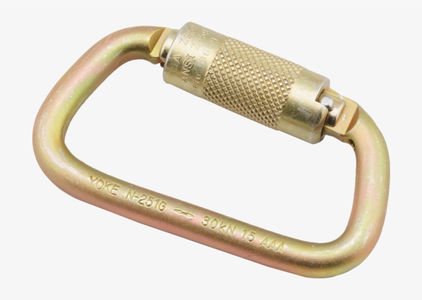 5/8" Self-locking Carabiner - Personal Protective Equipment, transparent png