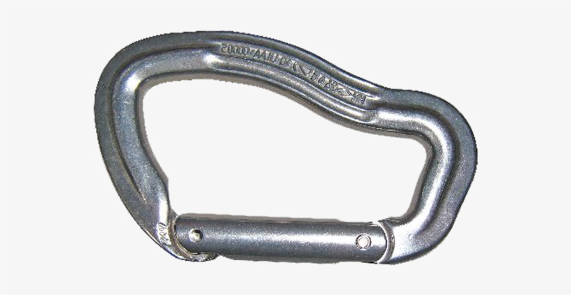Keyhole Carabiner - Al (26kn), transparent png