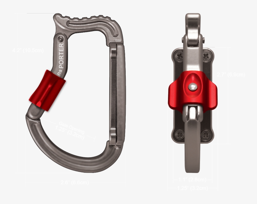 Carabiner, Aluminum, Rock Exotica Transporter - Rock Exotica Transporter Online, transparent png