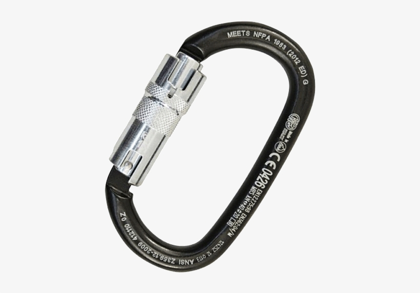 More Views - Kong 3 Stage Auto Lock Carbon Steel Carabiner (x-large), transparent png