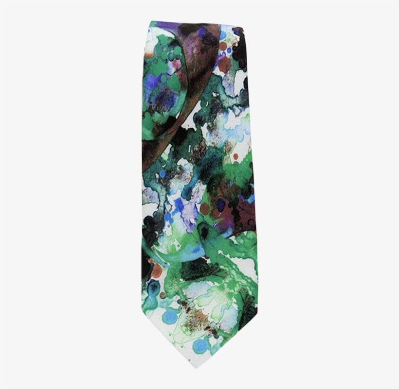 Paint Splatter Necktie - Necktie, transparent png