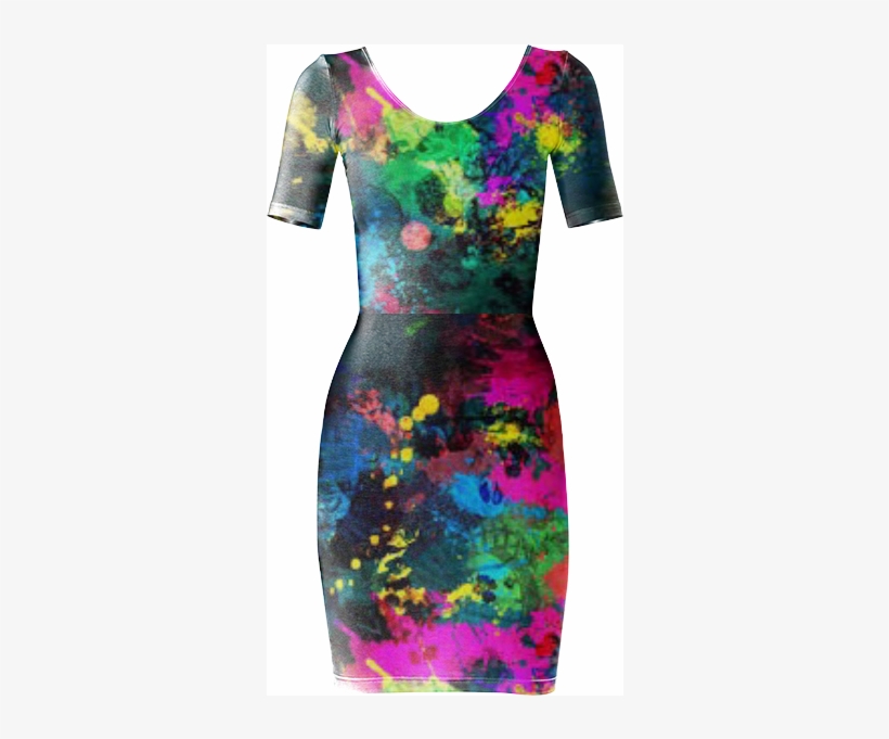Paint Splatter Dress $85 - Lyly County Graffiti Painting Backdrop 5x7ft Collapsible, transparent png