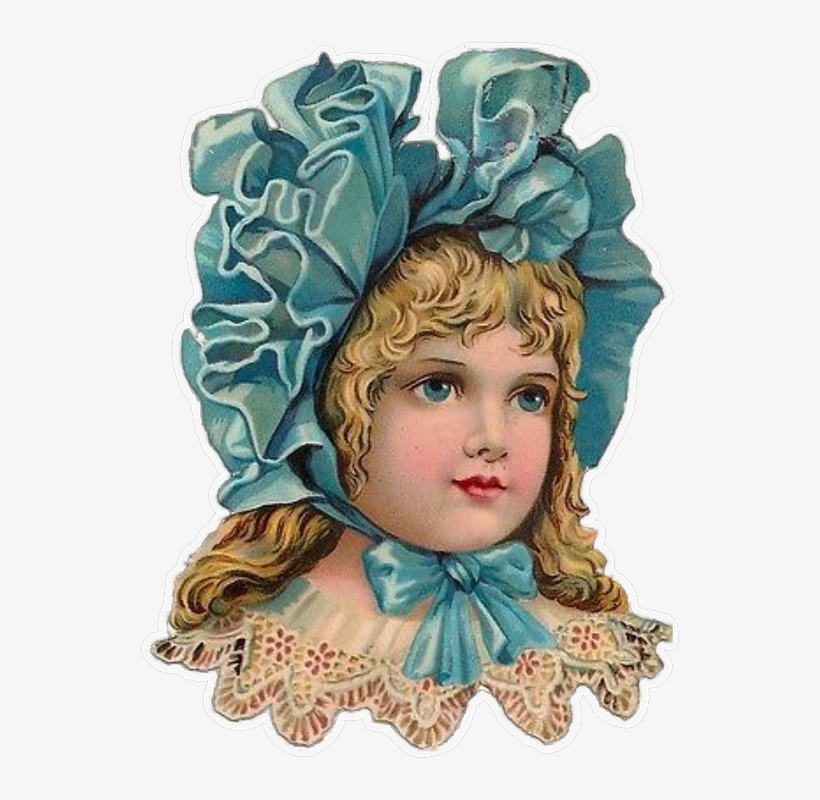 Vintage, Cute, Victorian, Girl, Woman, Antique, Page - Victorian Doll Scrap, transparent png