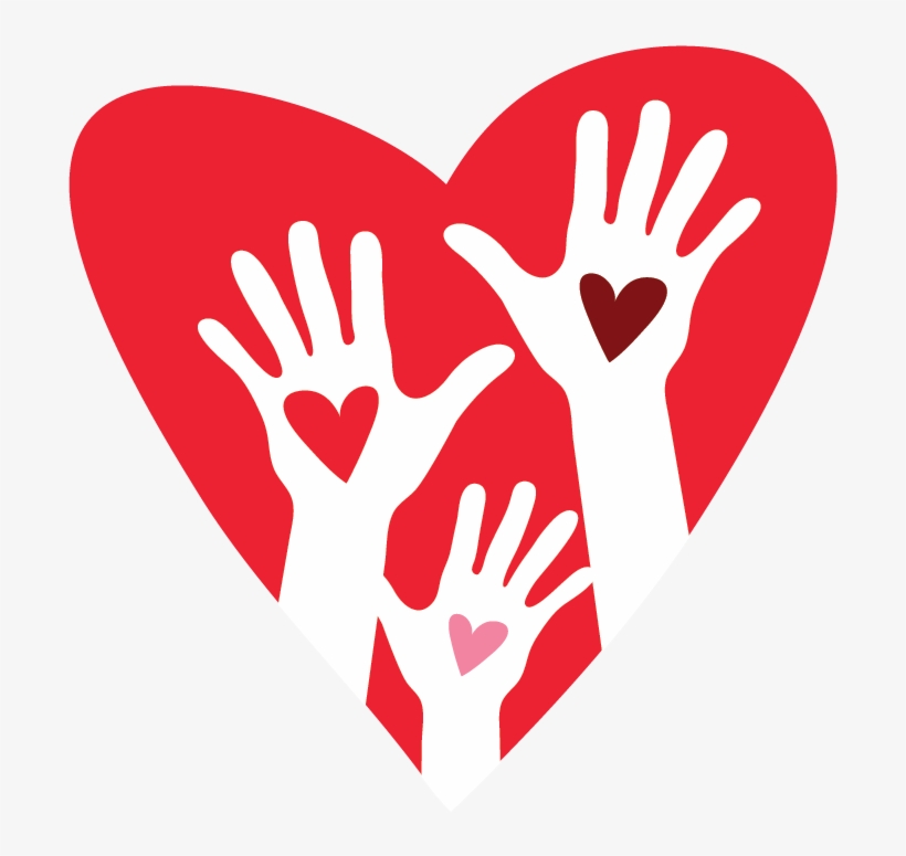 Free Logo Creator Make - Hands And Heart Logo, transparent png