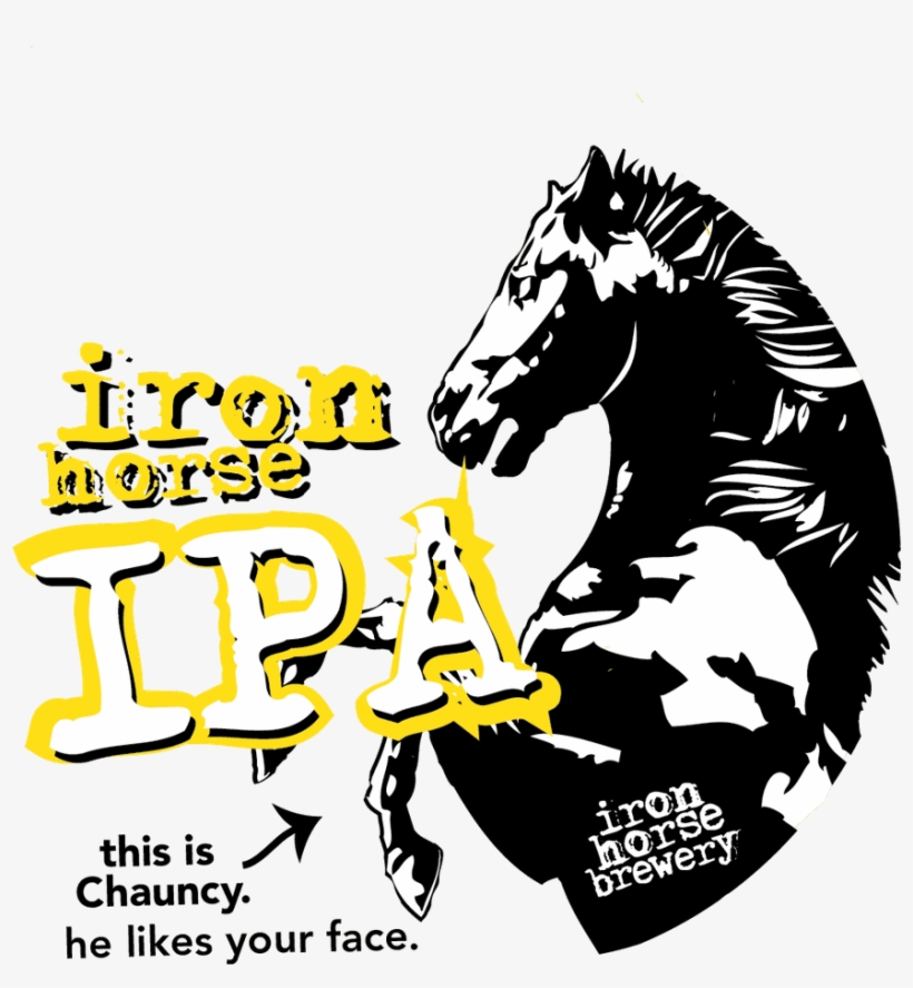 Chauncy The Ipa Horse - Iron Horse Brewery, transparent png
