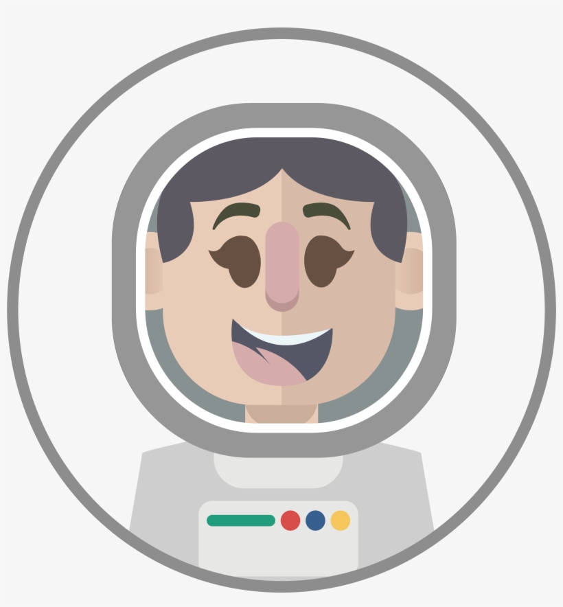 Aerospace Avatar Transprent Png Free - Astronaut Head Png, transparent png