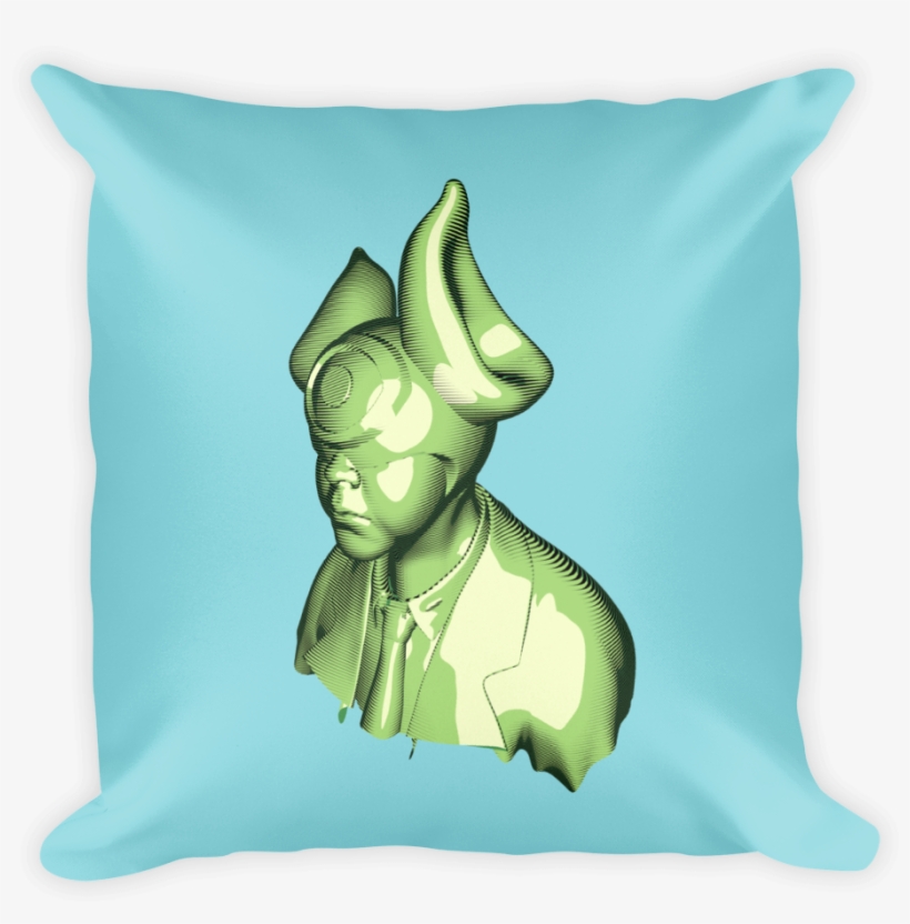 Mad King Throw Pillow In Robin's Egg Blue - Pillow, transparent png