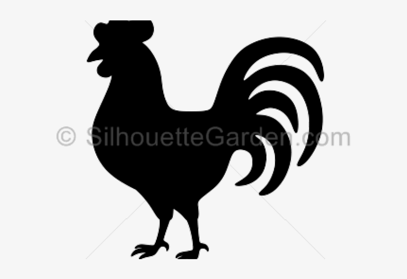 Rooster Silhouette Cliparts - Rooster, transparent png