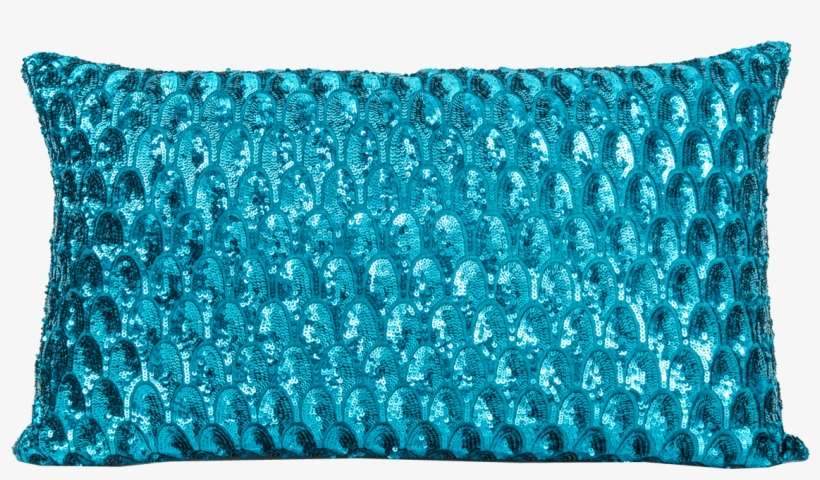 Metallic Pompano Turquoise Throw Pillow - Throw Pillow, transparent png