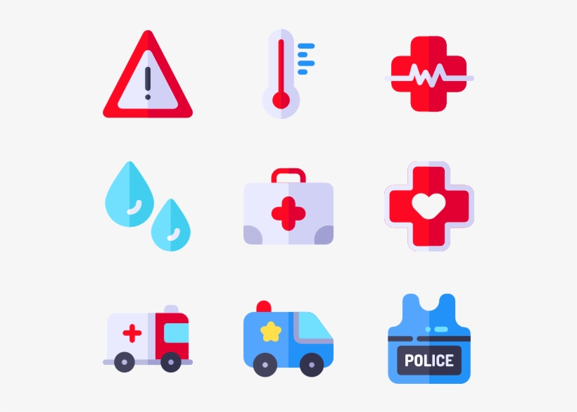 Emergencies 50 Icons - Ambulance Icon, transparent png