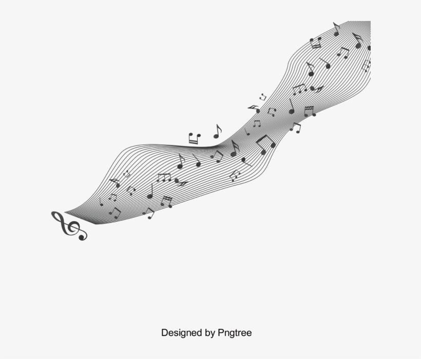 Music Lefu Curve Geometric Texture Melody, Music, Musical - Music, transparent png