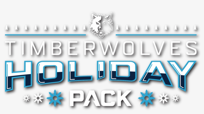 Timberwolves Holiday Pack - Graphic Design, transparent png