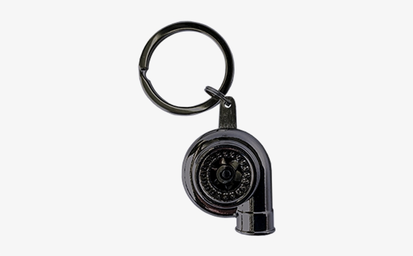 Black Chrome Turbo Keychain - Transparent Turbo Keychain, transparent png