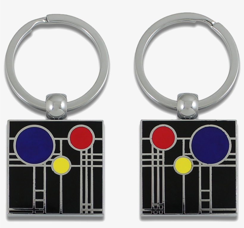 Acme Studio Playhouse Keyring - Black/blue/red, transparent png